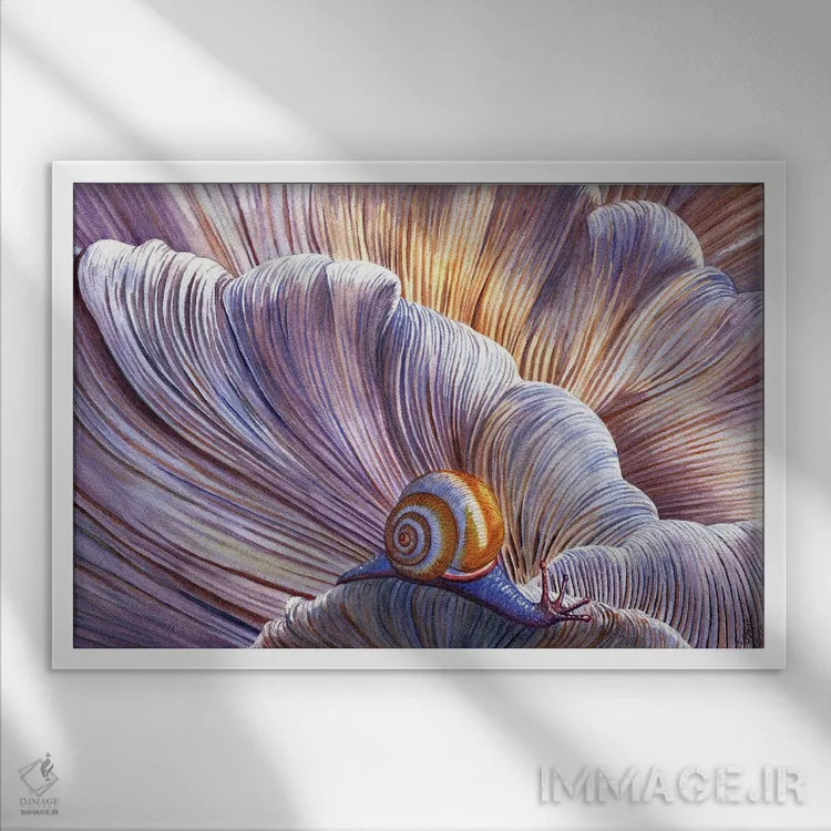 تابلو اثیری اثر کترین جی مکالروی - نمای قابدار سفید