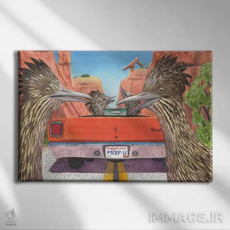 تابلو اونا رو میپ کن! (صدای کارتونی/طنز) اثر کترین جی مکالروی - نمای روبهرو روی دیوار