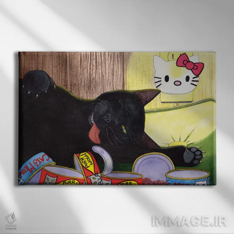 تابلو بدون پشیمانی اثر کترین جی مکالروی - نمای روبهرو روی دیوار