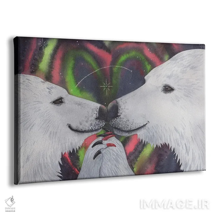 تابلو قطبی شده (دو قطبی/مفهوم عینک هم دارد) اثر کترین جی مکالروی - نمای پرسپکتیو محصول