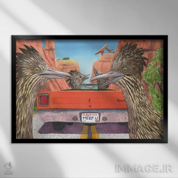 تابلو اونا رو میپ کن! (صدای کارتونی/طنز) اثر کترین جی مکالروی - نمای قابدار مشکی