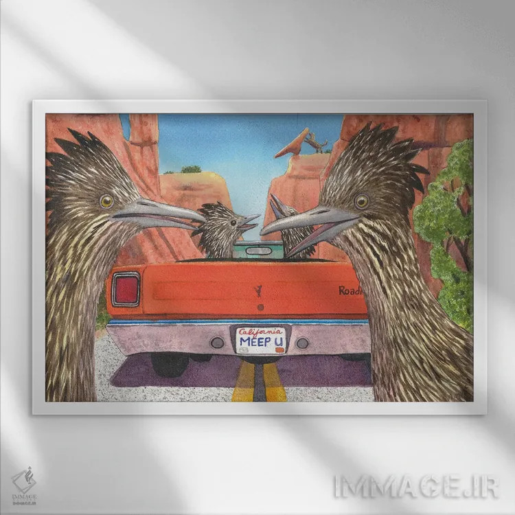 تابلو اونا رو میپ کن! (صدای کارتونی/طنز) اثر کترین جی مکالروی - نمای قابدار سفید