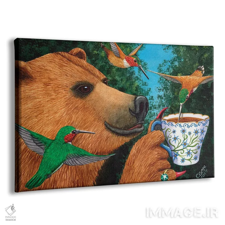 تابلو چای شیرین اثر کترین جی مکالروی - نمای پرسپکتیو محصول