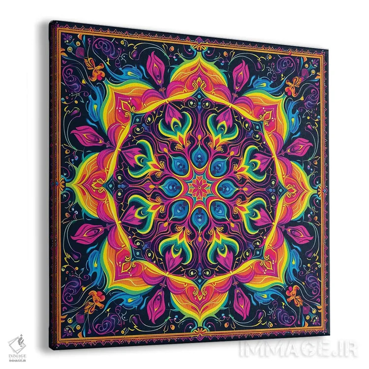 تابلو مندالای ابدی اثر کامرون گری - نمای پرسپکتیو محصول