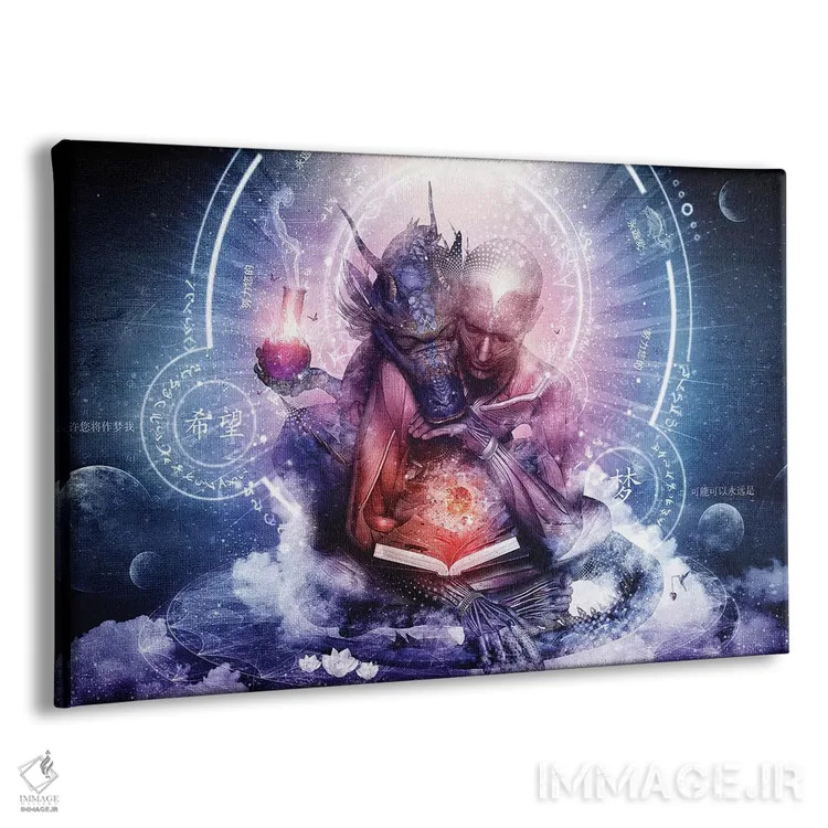 تابلو شاید رویاها دربارهٔ همروحهاست اثر کامرون گری - نمای پرسپکتیو محصول