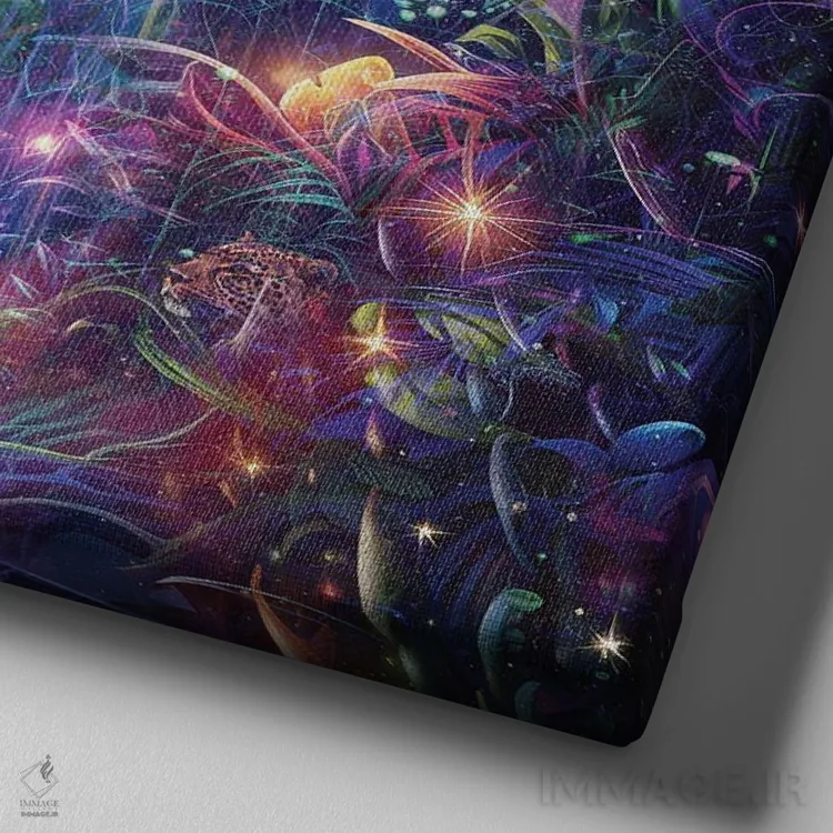 تابلو دروازه اثر کامرون گری - نمای نزدیک بافت بوم