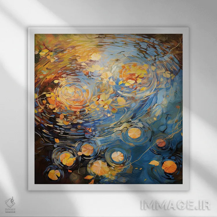 تابلو نوستالژی پاییز I اثر کامرون گری - نمای قابدار سفید