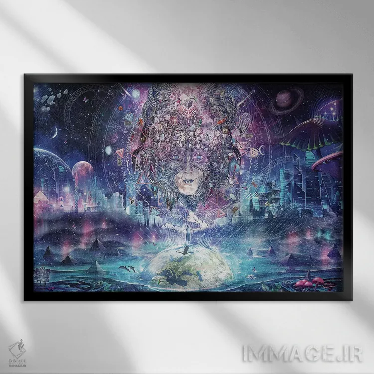 تابلو جستجو برای تجربهٔ اوج اثر کامرون گری - نمای قابدار مشکی