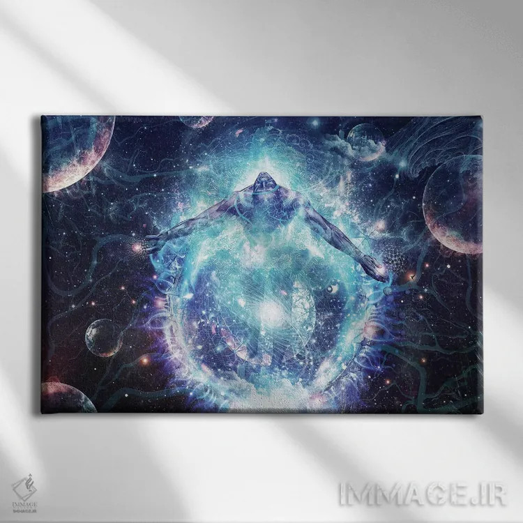 تابلو همه از هیچ چیزی شدیم اثر کامرون گری - نمای روبهرو روی دیوار