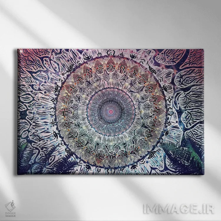 تابلو انتظار شادمانه اثر کامرون گری - نمای روبهرو روی دیوار