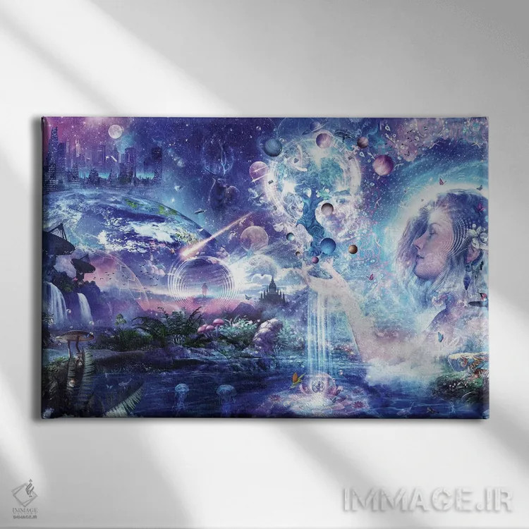 تابلو رویاهای رقصان اثر کامرون گری - نمای روبهرو روی دیوار