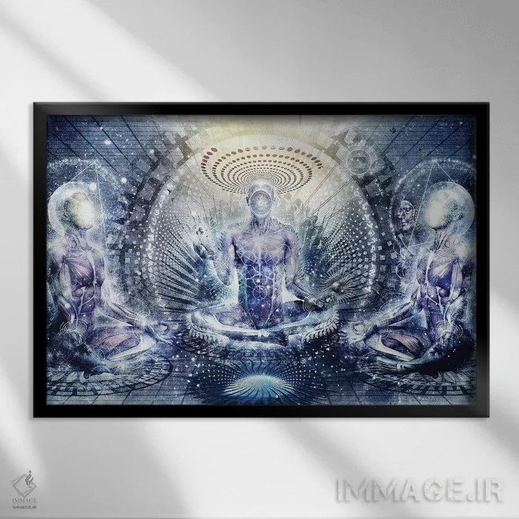 تابلو بیداری میتواند زیبا باشد اثر کامرون گری - نمای قابدار مشکی