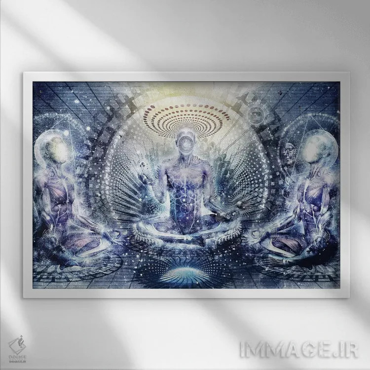 تابلو بیداری میتواند زیبا باشد اثر کامرون گری - نمای قابدار سفید