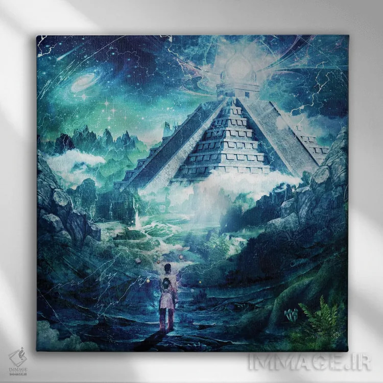 تابلو سفر در رؤیا اثر کامرون گری - نمای روبهرو روی دیوار