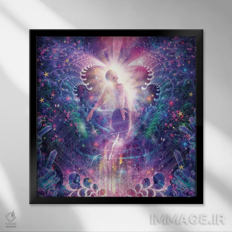 تابلو به سوی بینهایت اثر کامرون گری - نمای قابدار مشکی