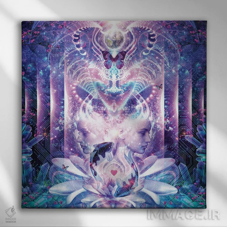 تابلو جستجوی ذهنآگاهی اثر کامرون گری - نمای روبهرو روی دیوار