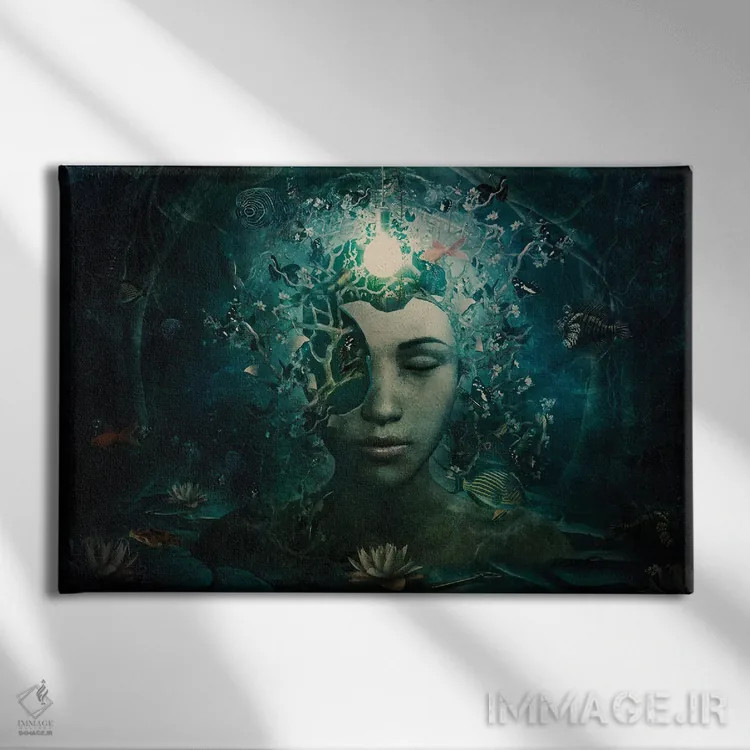 تابلو زیبا و شکسته اثر کامرون گری - نمای روبهرو روی دیوار