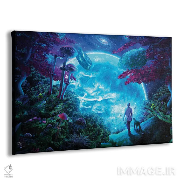 تابلو آسمان گمشده اثر کامرون گری - نمای پرسپکتیو محصول