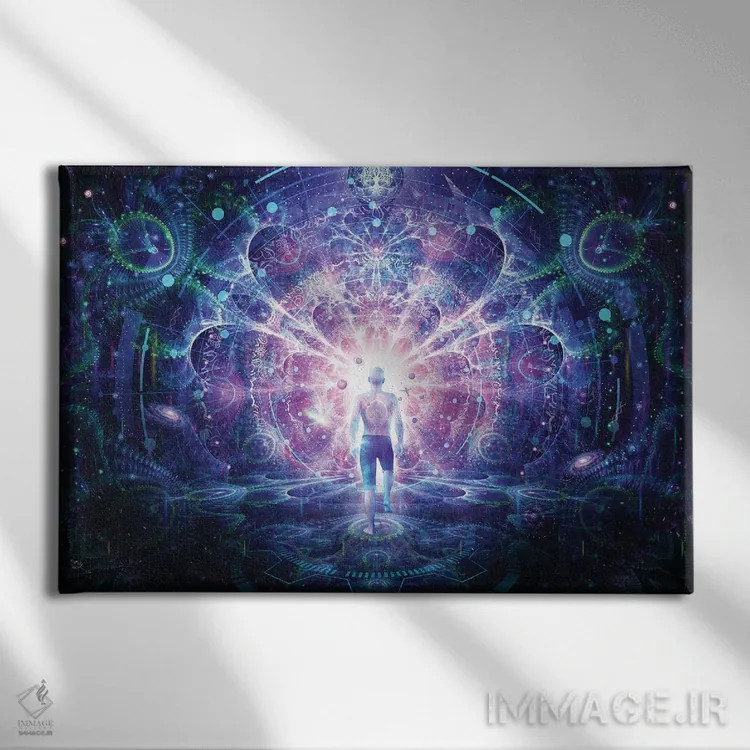 تابلو خودآگاه اثر کامرون گری - نمای روبهرو روی دیوار