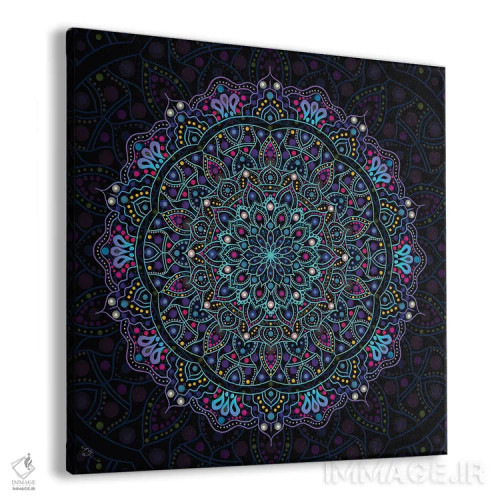 تابلو ماندالای ذن پنجم اثر کامرون گری - نمای پرسپکتیو محصول