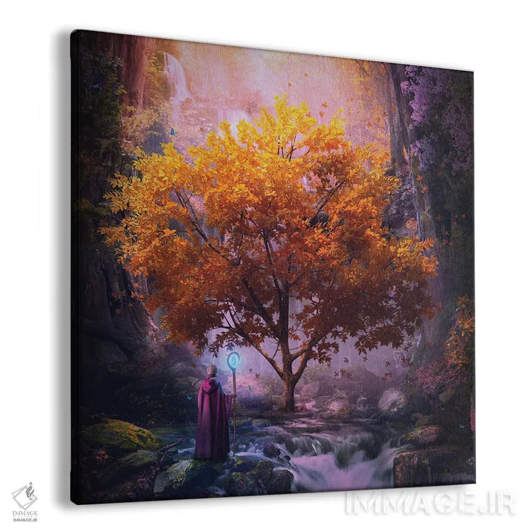 تابلو قلمرو جنگلی اثر کامرون گری - نمای پرسپکتیو محصول