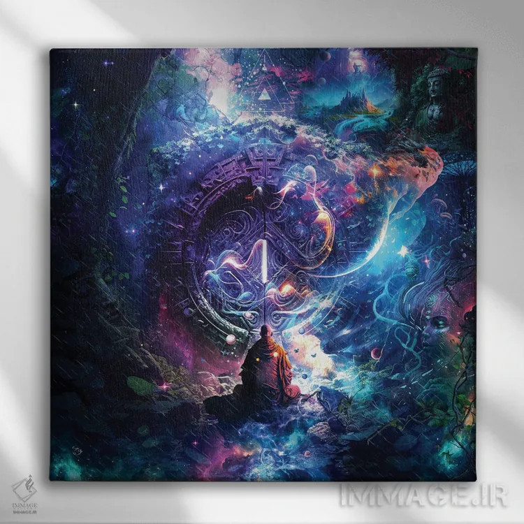 تابلو جایی برای رؤیاپردازی اثر کامرون گری - نمای روبهرو روی دیوار