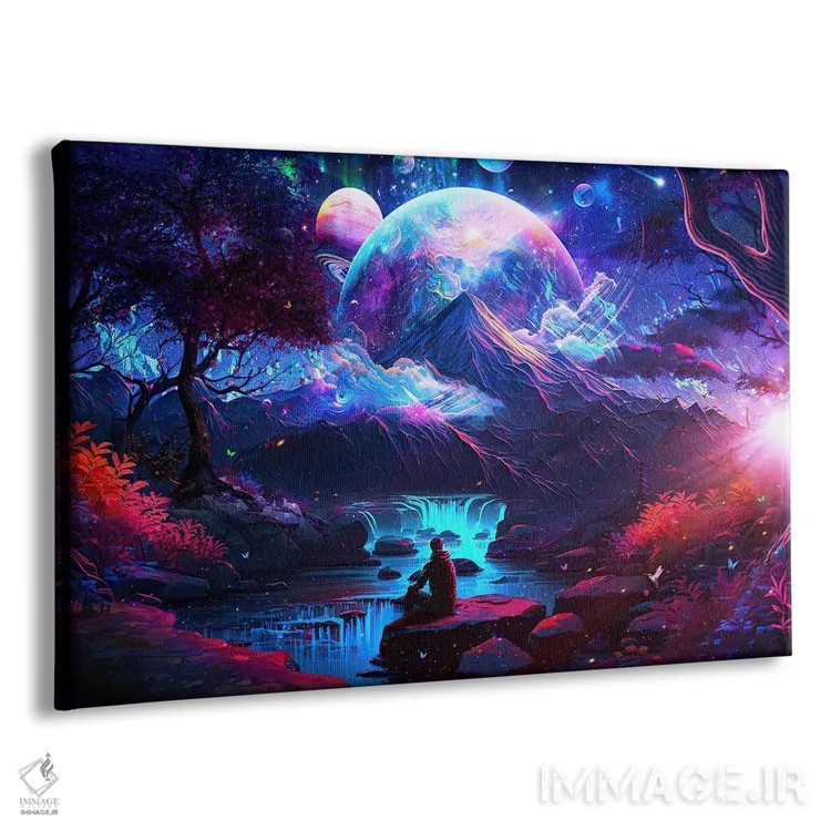 تابلو نفس کشیدن در آسمان اثر کامرون گری - نمای پرسپکتیو محصول