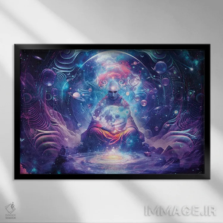 تابلو از جهانهای دیگر اثر کامرون گری - نمای قابدار مشکی