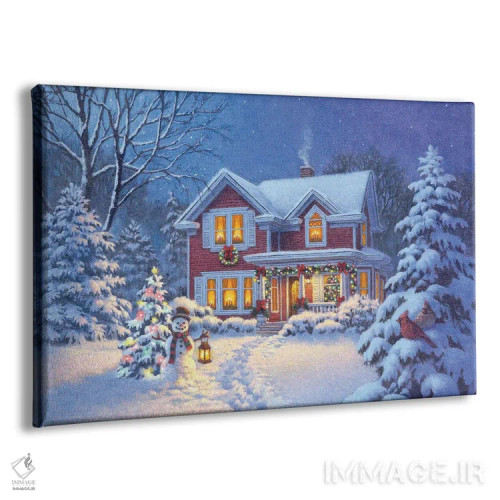 تابلو تبریک کریسمس اثر کربرت گوتیه - نمای پرسپکتیو محصول