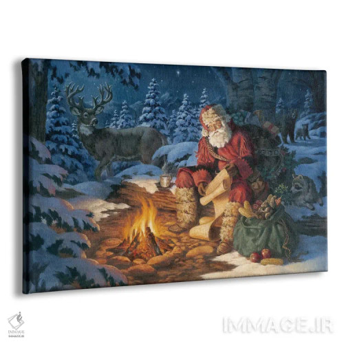 تابلو دوستان جنگلی اثر کربرت گوتیه - نمای پرسپکتیو محصول