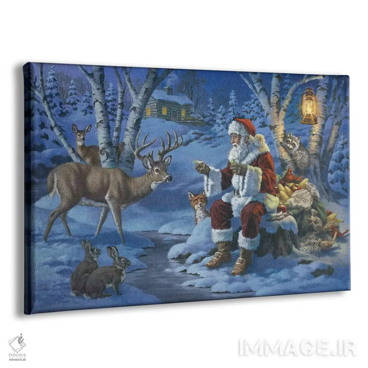 تابلو جشن کریسمس اثر کربرت گوتیه - نمای پرسپکتیو محصول