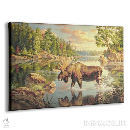 تابلو پادشاه شمال اثر کربرت گوتیه - نمای پرسپکتیو محصول