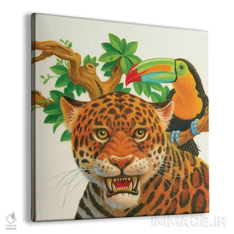 تابلو توکان پلنگی (پرنده) اثر کربرت گوتیه - نمای پرسپکتیو محصول