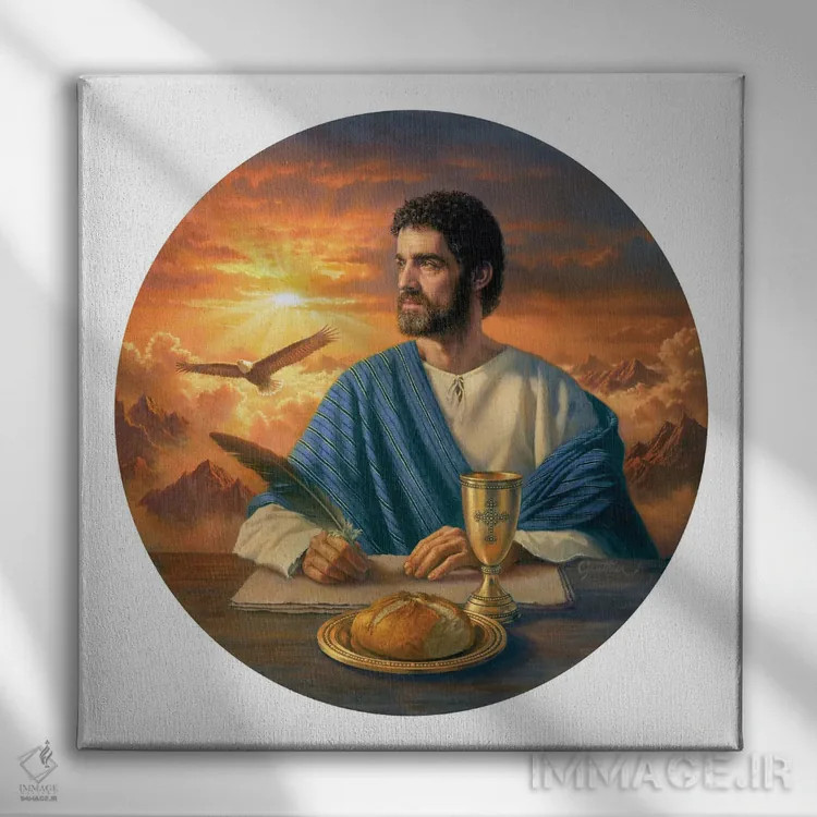 تابلو سن جان (Saint John) اثر کربرت گوتیه - نمای روبهرو روی دیوار