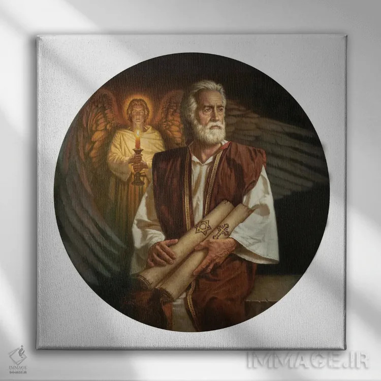 تابلو سن متیو (Saint Mathew) اثر کربرت گوتیه - نمای روبهرو روی دیوار