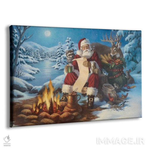 تابلو فهرست بابانوئل اثر کربرت گوتیه - نمای پرسپکتیو محصول