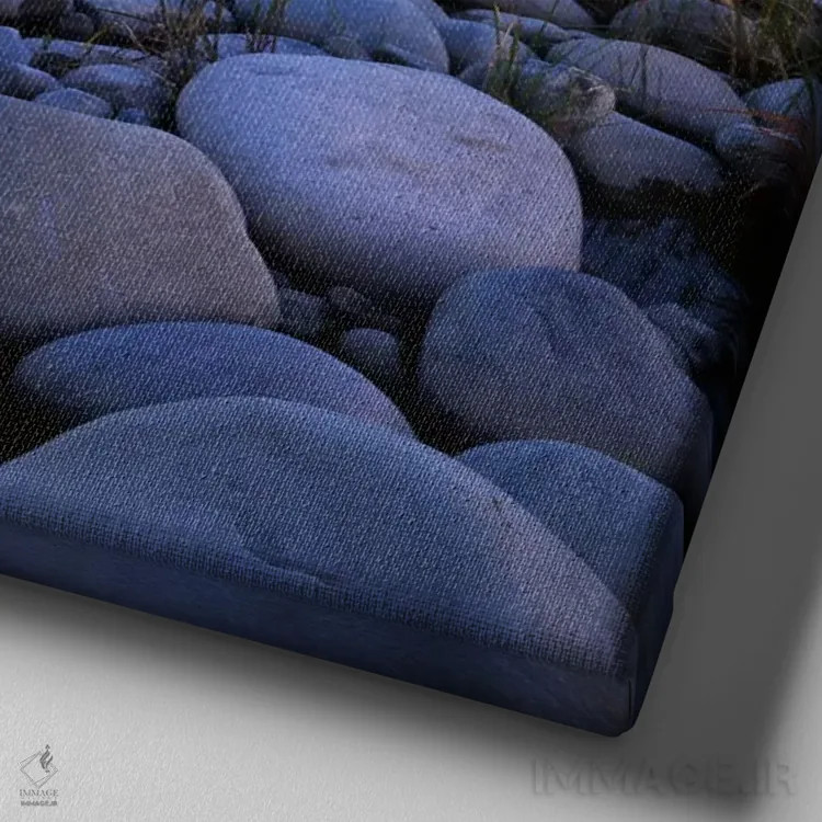 تابلو رشتهکوه تتون از رود اسنیک، پارک ملی گرند تتون، وایومینگ، آمریکا اثر چارلز گرچ - نمای نزدیک بافت بوم