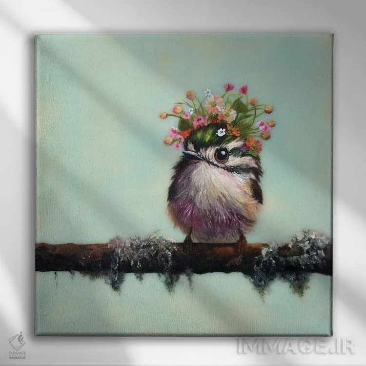 تابلو ماویس (نام شخص) اثر کری گولر - نمای روبهرو روی دیوار