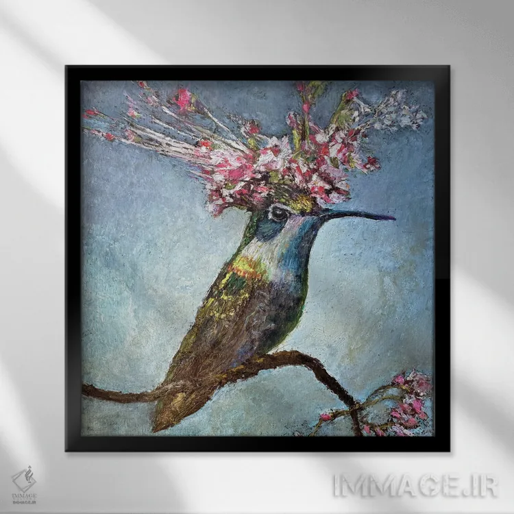 تابلو ادل (نام شخص) اثر کری گولر - نمای قابدار مشکی