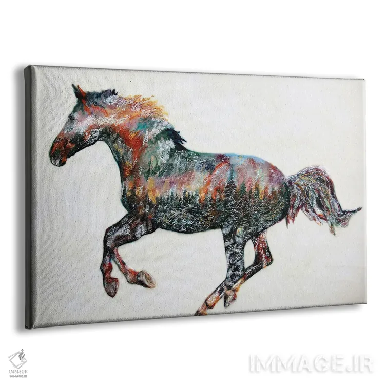 تابلو دونده ابری اثر کری گولر - نمای پرسپکتیو محصول