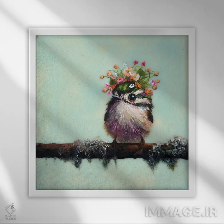 تابلو ماویس (نام شخص) اثر کری گولر - نمای قابدار سفید