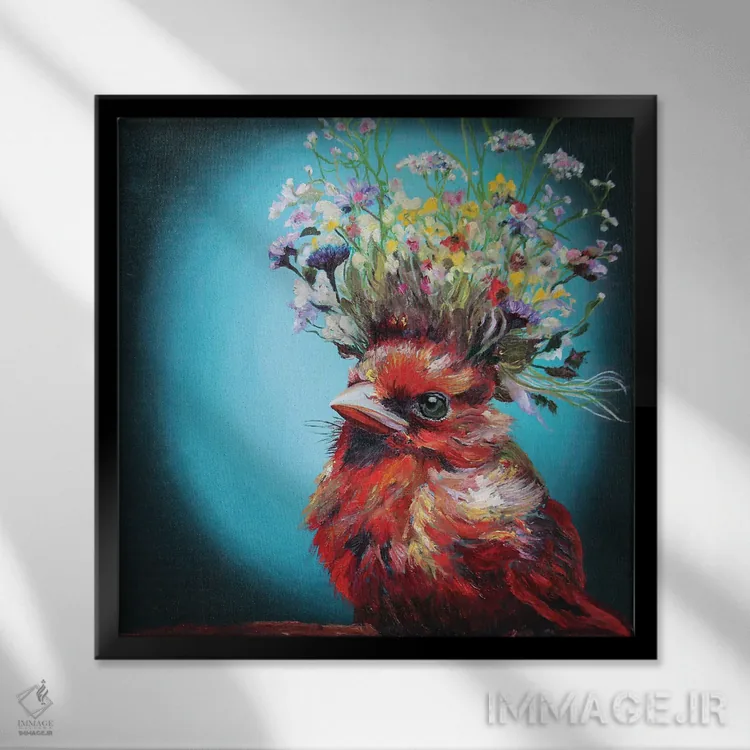 تابلو ریو (نام شخص) اثر کری گولر - نمای قابدار مشکی