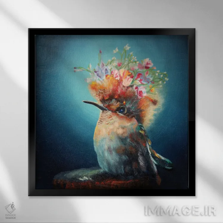 تابلو ارثا (نام شخص) اثر کری گولر - نمای قابدار مشکی