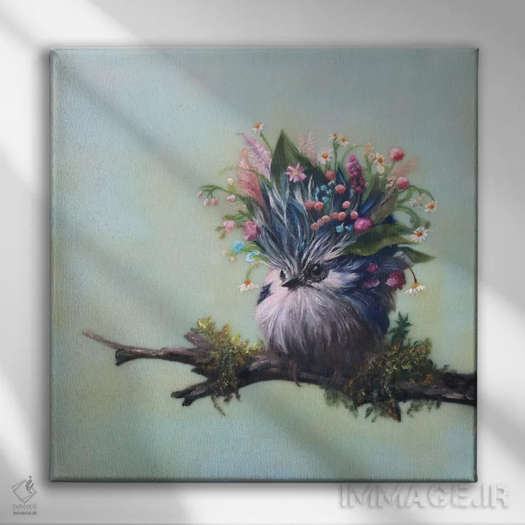 تابلو گریفین (موجود افسانهای/نام) اثر کری گولر - نمای روبهرو روی دیوار