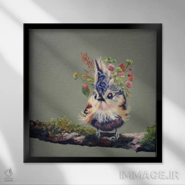 تابلو تالیا (نام شخص) اثر کری گولر - نمای قابدار مشکی