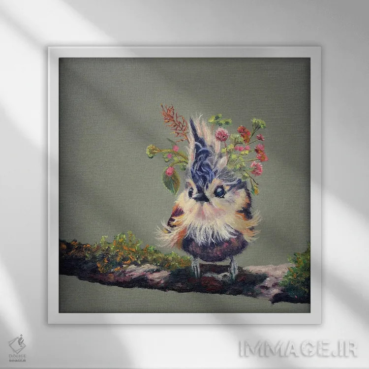 تابلو تالیا (نام شخص) اثر کری گولر - نمای قابدار سفید