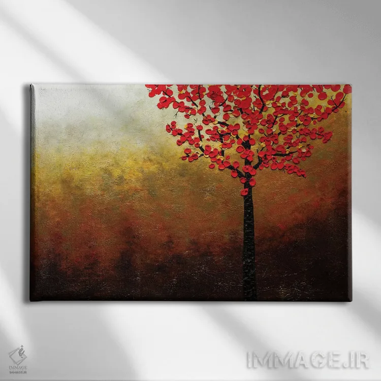 تابلو بر فراز تپه اثر کارمن گودز - نمای روبهرو روی دیوار