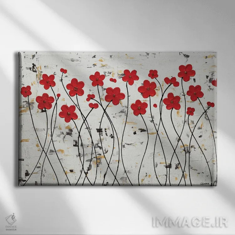 تابلو عشقهای من اثر کارمن گودز - نمای روبهرو روی دیوار