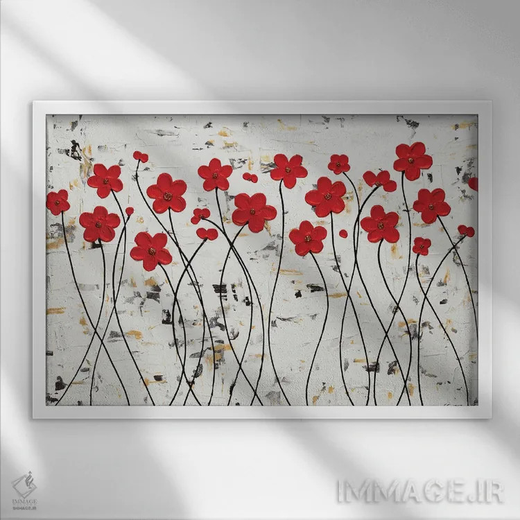 تابلو عشقهای من اثر کارمن گودز - نمای قابدار سفید