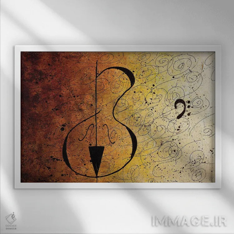 تابلو سوئیت شماره ۱ اثر کارمن گودز - نمای قابدار سفید